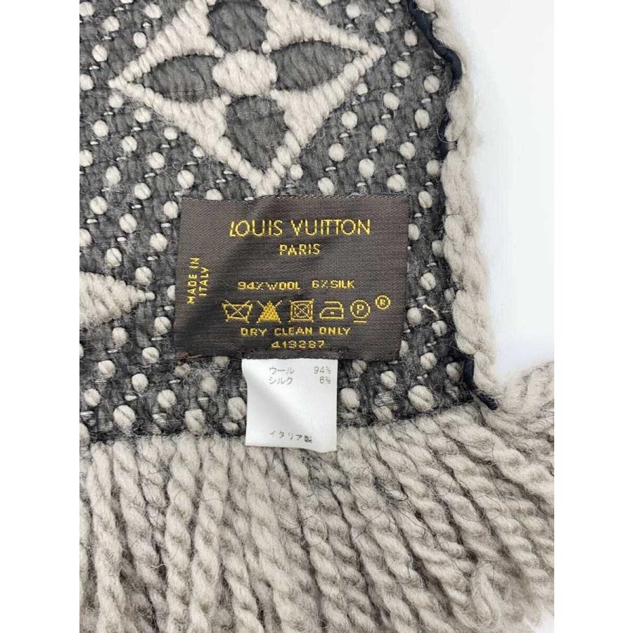 VUITTON ヴィトン ロゴマニア マフラー グレー 値下げしました！ ルイ