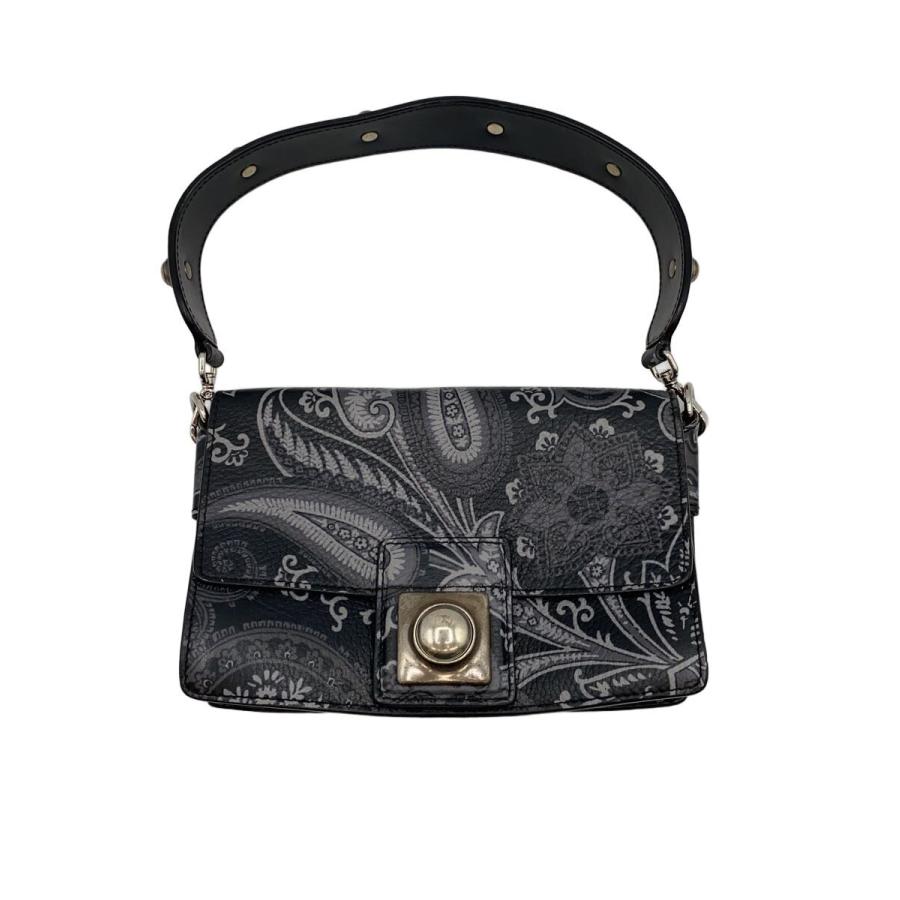 未使用に近い✨ エトロ etro ショルダーバッグ ペイズリー 総柄 ETRO◇ショルダーバッグ/--/BLK/ペーズリー : セカンドストリートYahoo