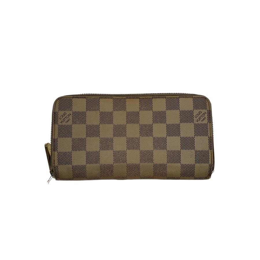 LOUIS VUITTON◇ジッピー・ウォレット_ダミエ・アズール/PVC/IVO