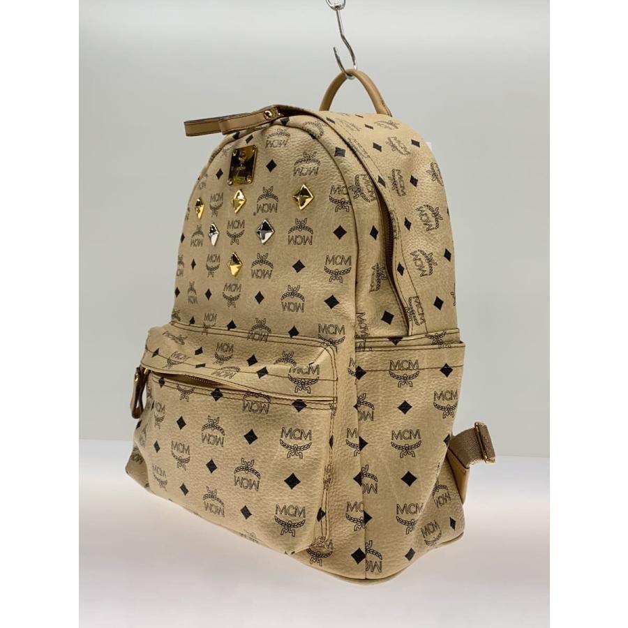MCM◇リュック/レザー/CML/総柄// : セカンドストリートYahoo!店