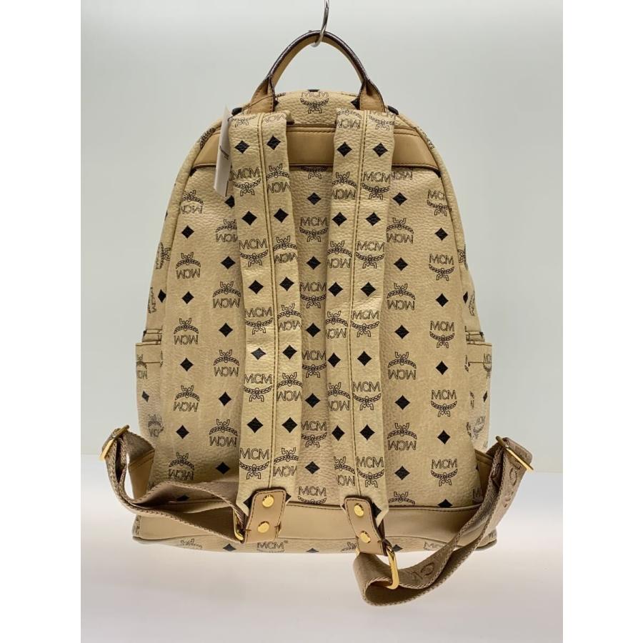 MCM◇リュック/レザー/CML/総柄// : セカンドストリートYahoo!店