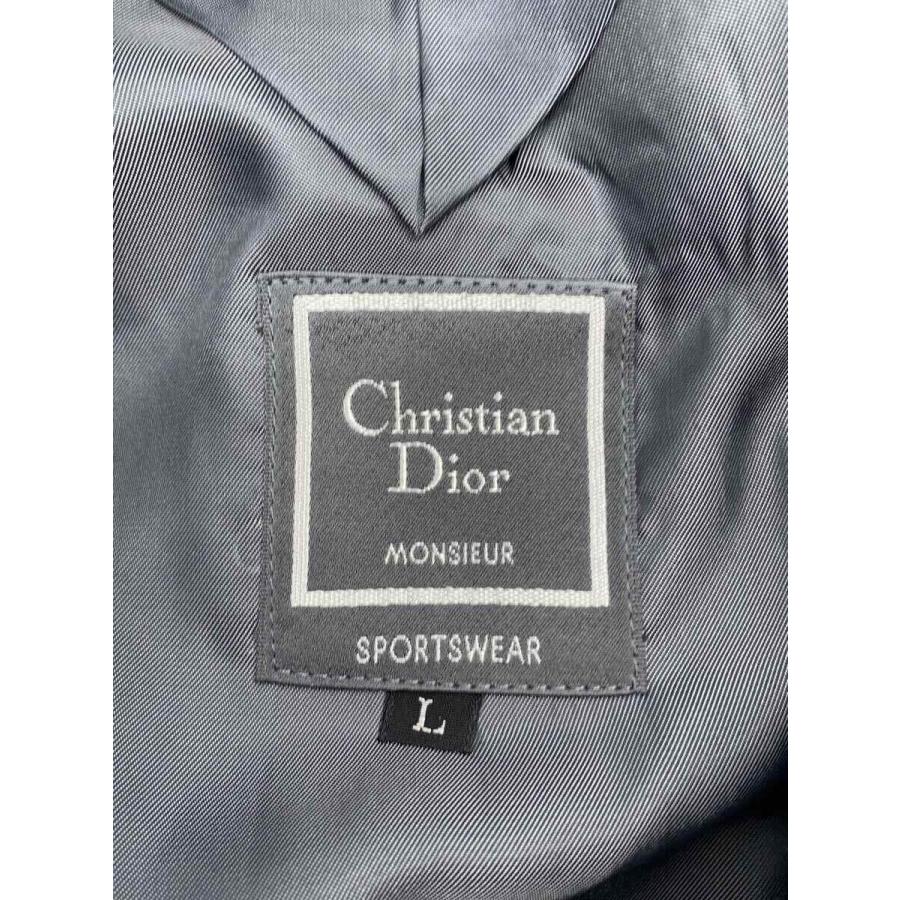 Christian Dior MONSIEUR◆テーラードジャケット/ダブルブレスト/L/ウール/グレー/チェック//｜ssol-shopping｜03