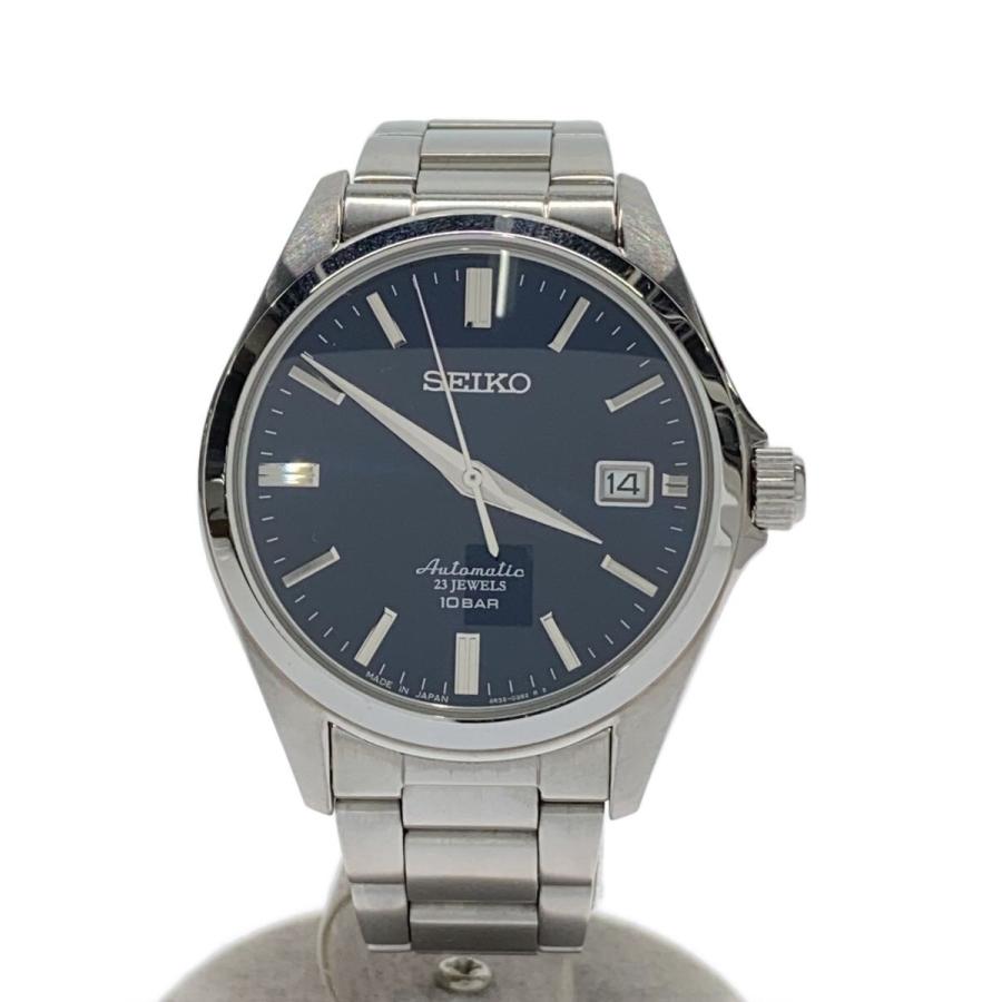 SEIKO◇腕時計/アナログ/ステンレス/NVY/SLV/4R35-03X0 : セカンド