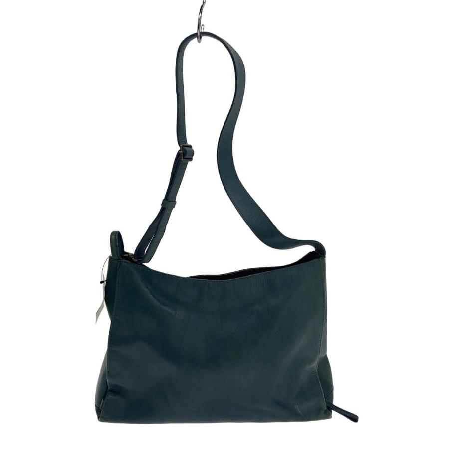 MOTHERHOUSE◇ショルダーバッグ/レザー/GRN/無地 : セカンドストリート