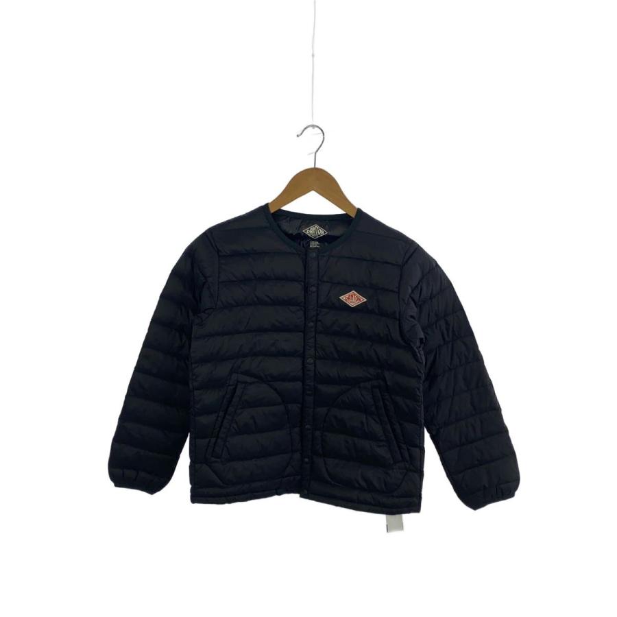 希少　美品 ダントン クルーネック インナー ダウンジャケット 40 DANTON◇クルーネックインナーダウンジャケット/XS/ナイロン/BLK/JD