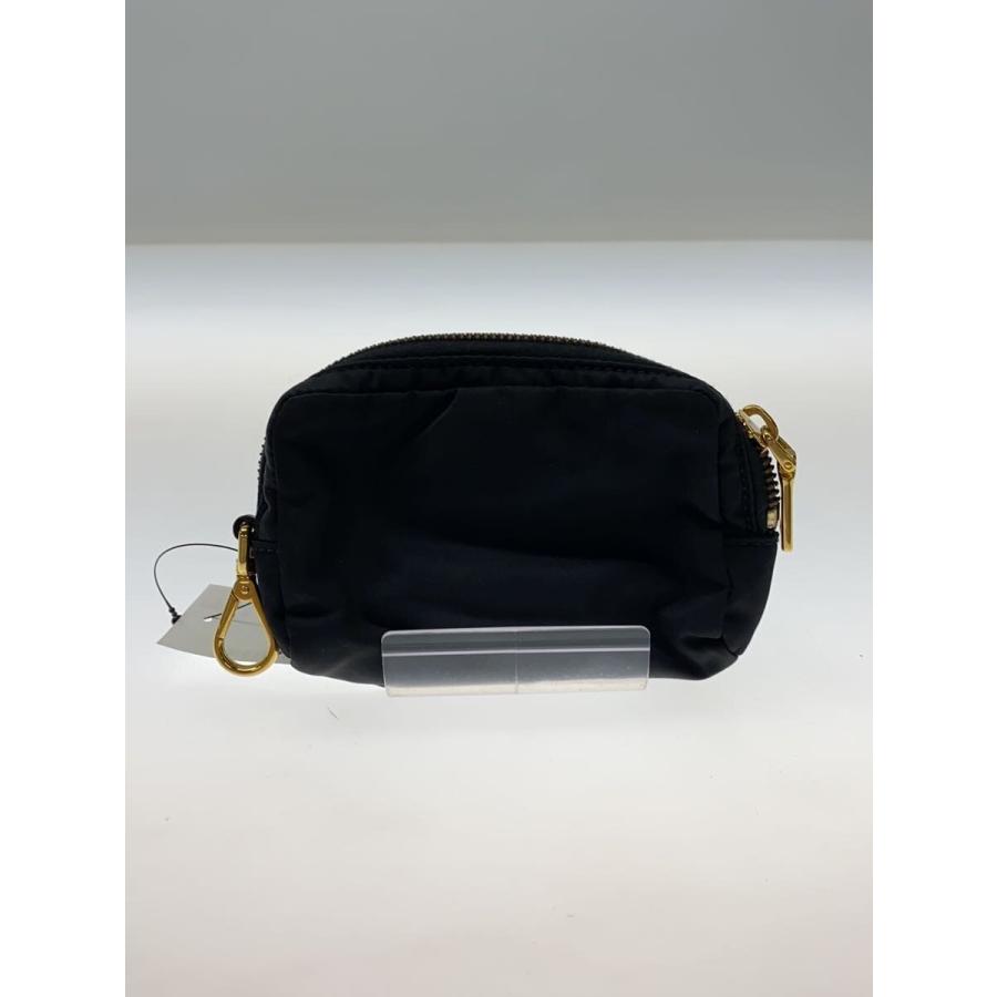 PRADA ブラック ナイロン ポーチ リボン PRADA◇リボンポーチ/ポーチ/ナイロン/BLK// : セカンドストリート