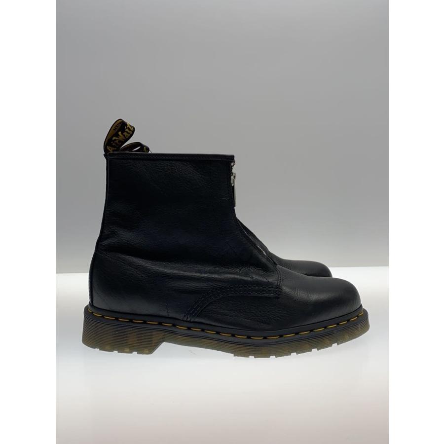 Dr.Martens◇フロントジップ/ジップアップブーツ/US11/BLK/レザー