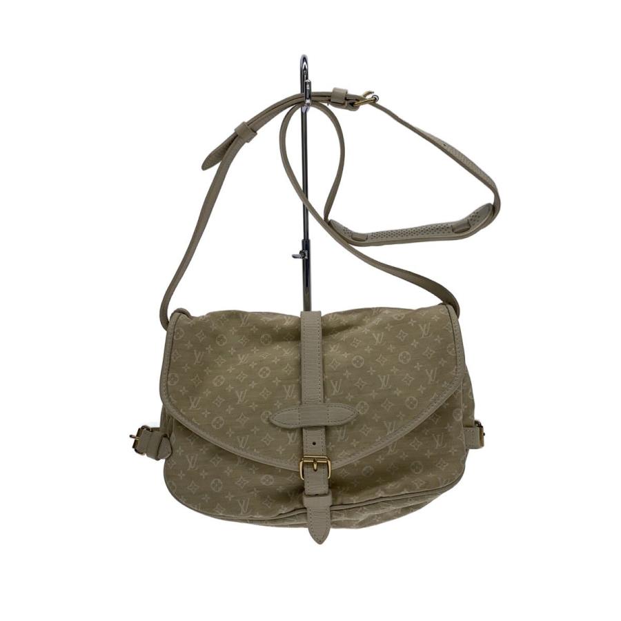Louis Vuitton ソミュール30 LOUIS VUITTON◇ソミュール30_モノグラム・ミニ・ラン/キャンバス/WHT
