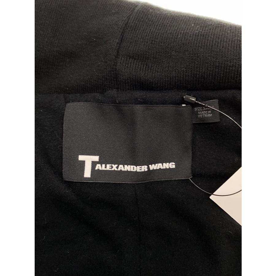 T by ALEXANDER WANG◇ジップパーカー/S/コットン/BLK// : セカンド