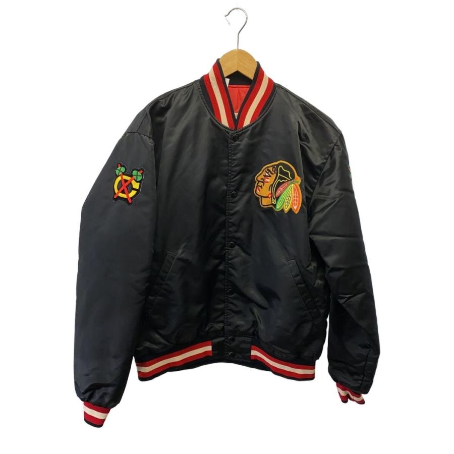 STARTER◇スタジャン/L/ナイロン/BLK/無地 : セカンドストリートYahoo