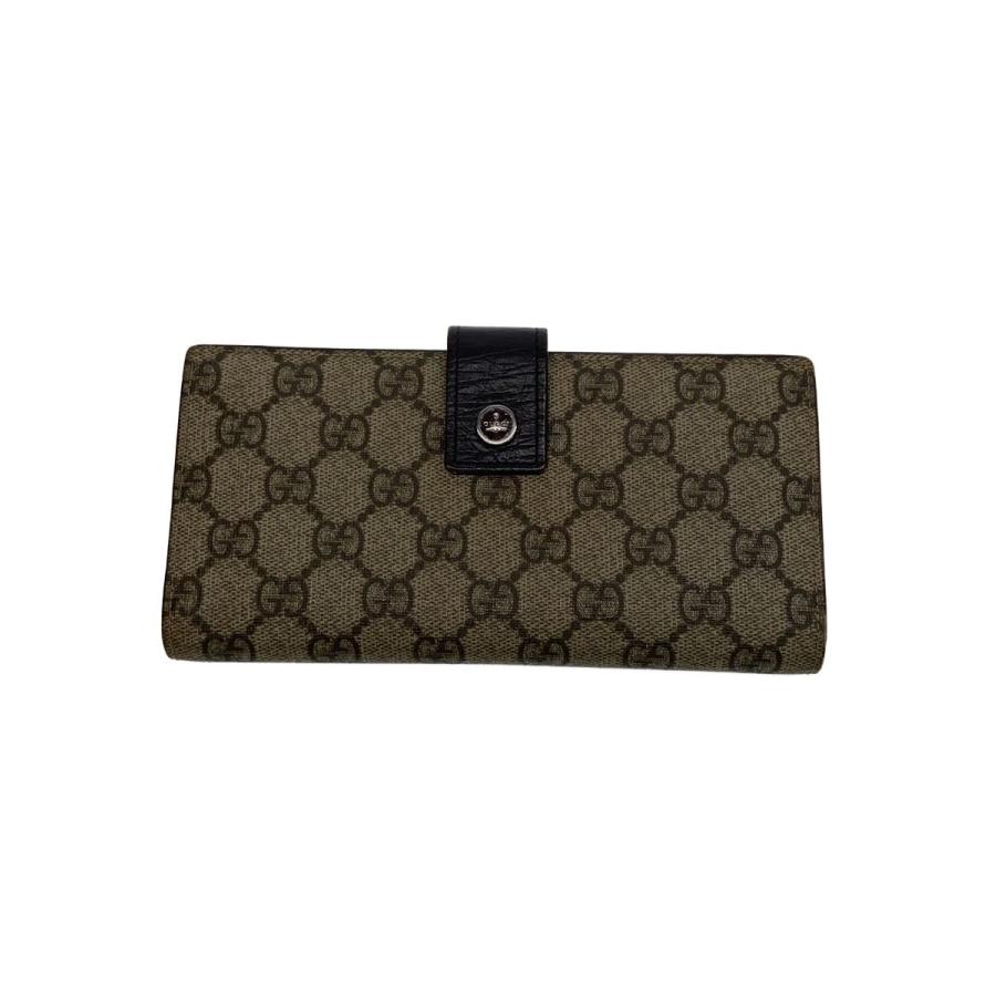 GUCCI◇長財布_GGプラス/PVC/BEG/レディース : セカンドストリート 