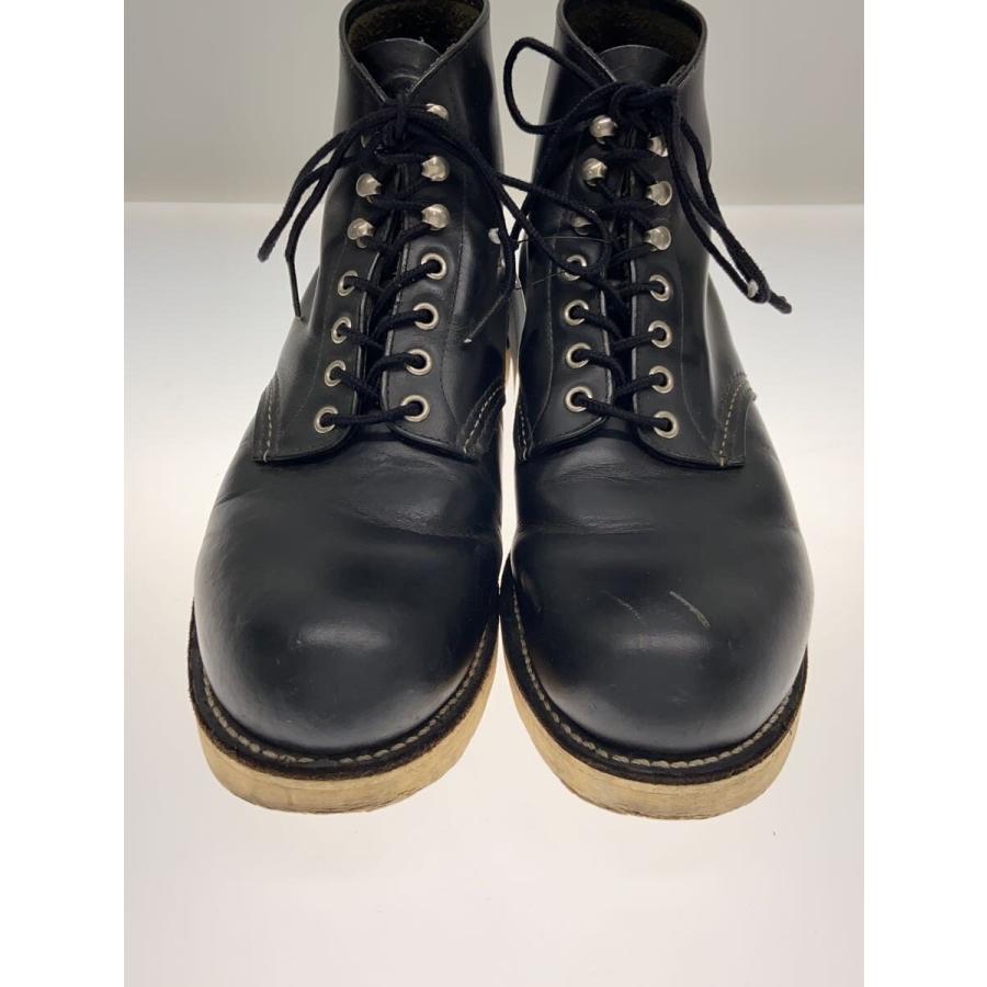 RED WING◇レースアップブーツ/US9/BLK/レザー/8165// : セカンド