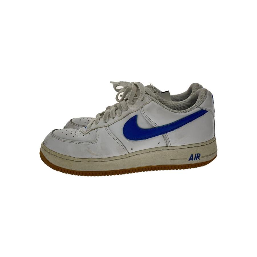 NIKE◇AIR FORCE 1 LOW RETRO_エア フォース レトロ/27.5cm/WHT/レザー