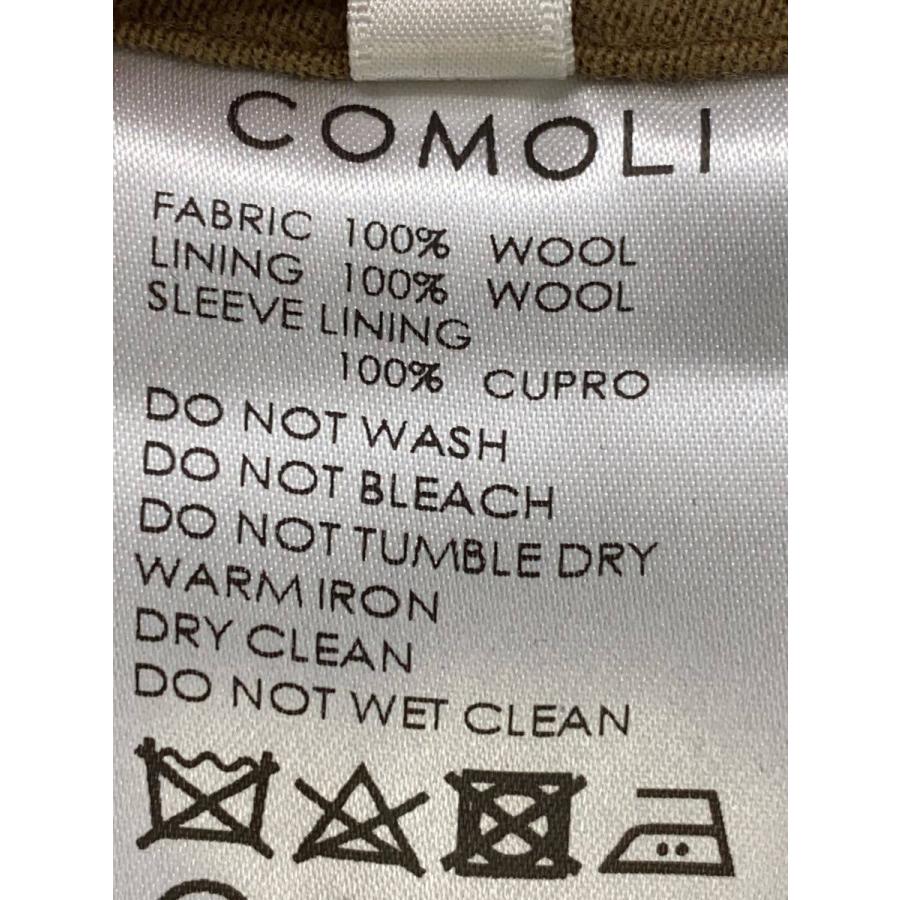 COMOLI◇ウール中綿タイロッケン/コート/2/ウール/BRW/無地/L03-04004