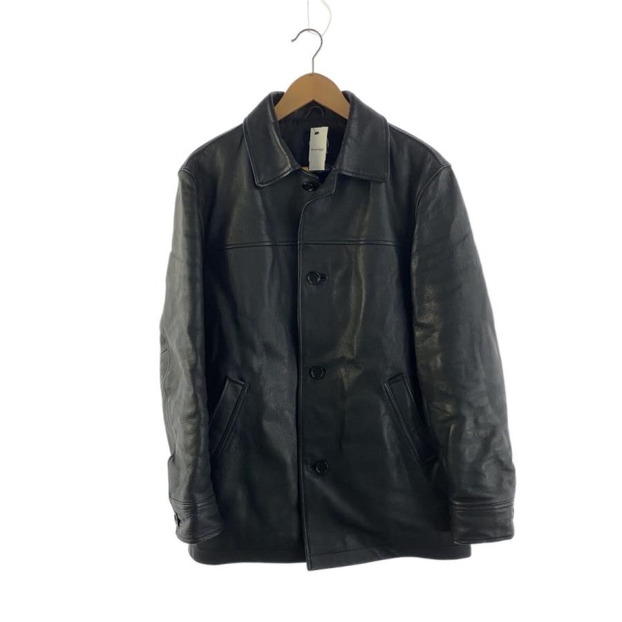【USED】OLD GAP レザーカーコート OLD GAP | Tバック 肉厚 レザー カーコート 黒 L - 札幌 ビンテージ