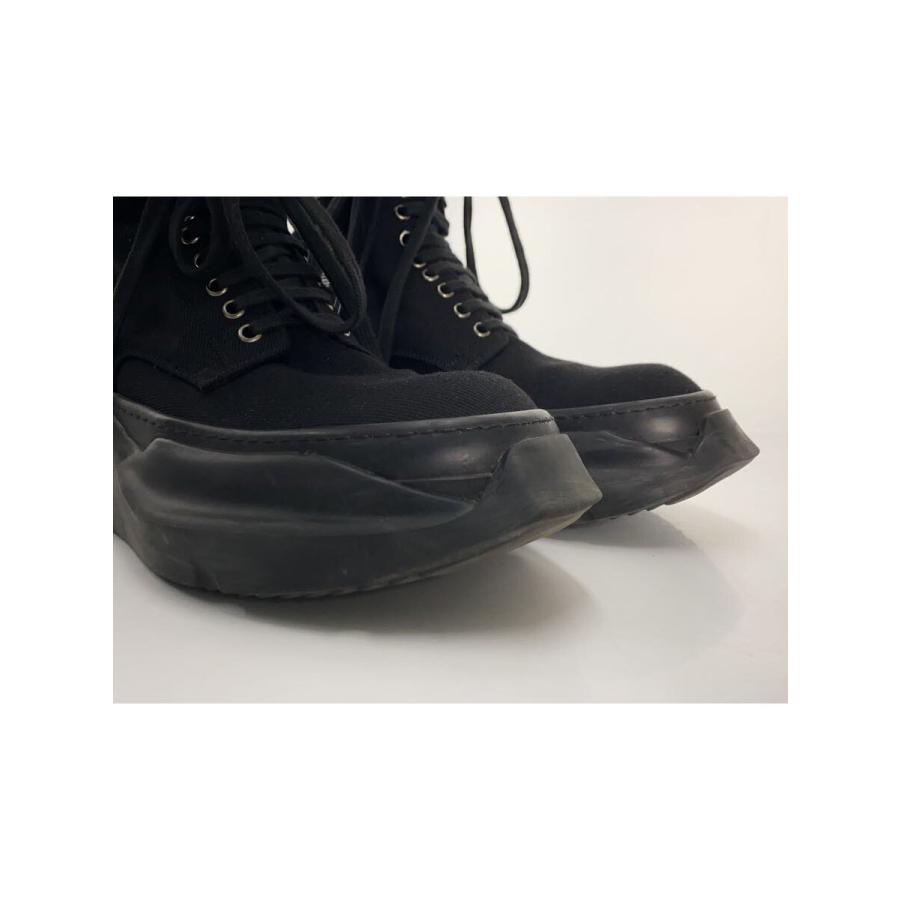 RICK OWENS DRKSHDW◇Army Abstract/ブーツ/42/BLK/キャンバス/45387
