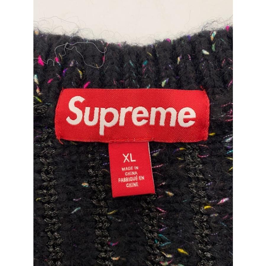Supreme◇24SS/confetti cardigan/XL/アクリル/BLK// : セカンド