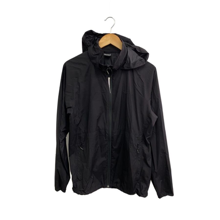 Marmot◇Wind Parka/ナイロンジャケット/L/ナイロン/BLK/TOMTJK86XB
