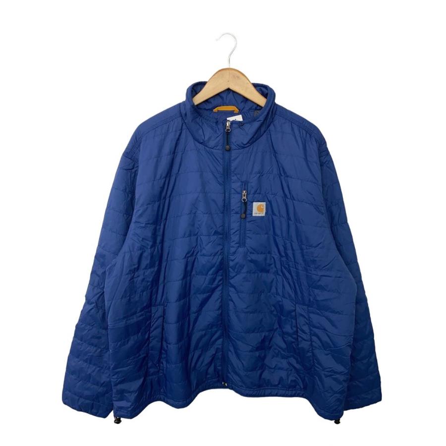 z343 【carhartt】 ナイロンジャケットXXL相当 ネイビー Carhartt◇ダウンジャケット/XXL/ナイロン/BLU/101443988 : セカンド