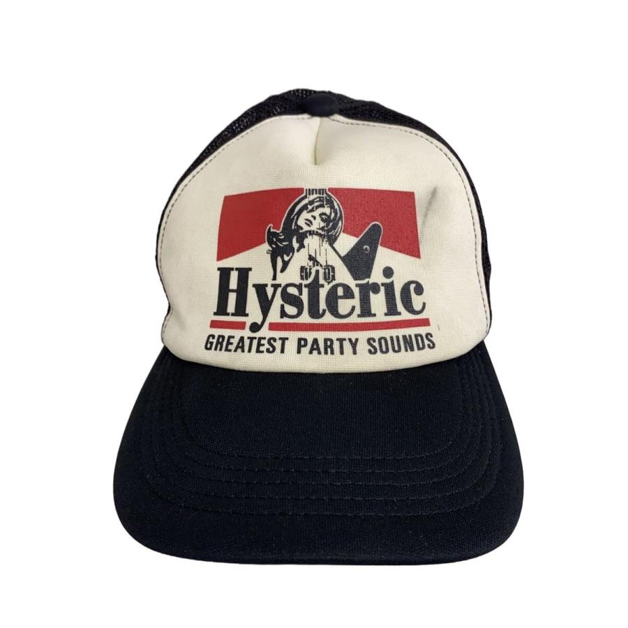 HYSTERIC GLAMOUR Guitar Girl キャップ HYSTERIC GLAMOUR◇Guitar Girl Mesh Cap/メッシュキャップ/FREE/BLK