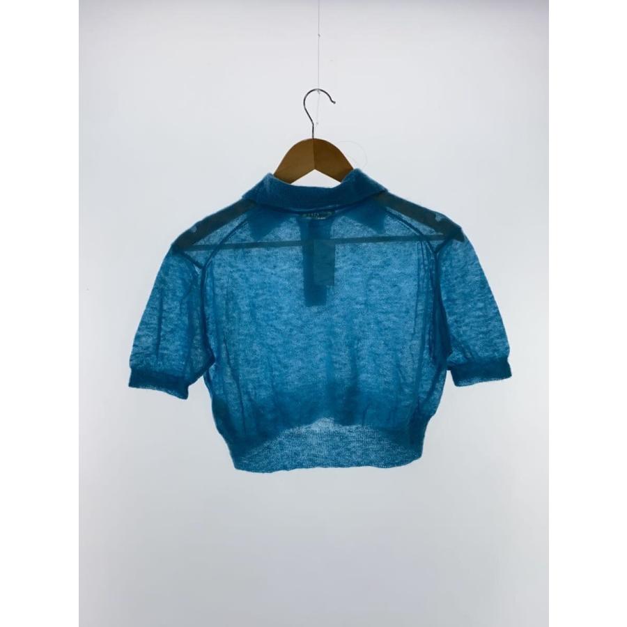 AURALEE◇ニット・セーター(薄手)/O/モヘア/BLU/A24SP03FG AURALEE