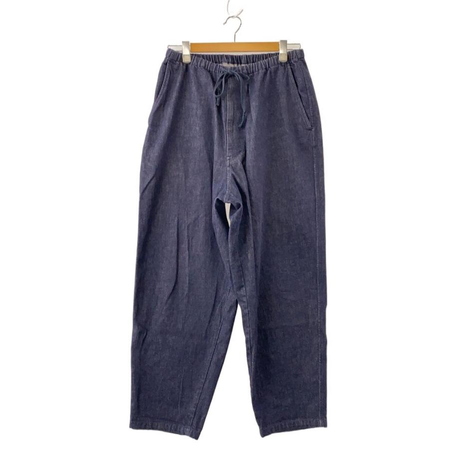 COMOLI◇25SS/ネイビーデニム テーパードパンツ/2/コットン/IDG/B01