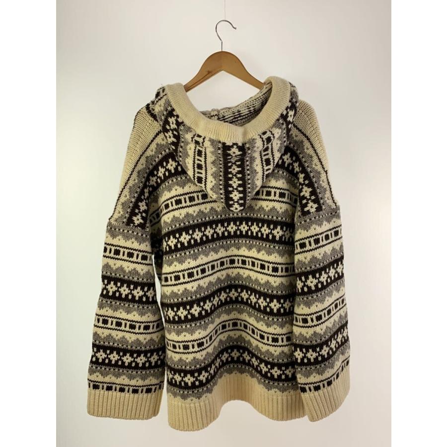 CELINE◇バハシェトランドジャカードニット/21AW//XL/ウール/CRM 