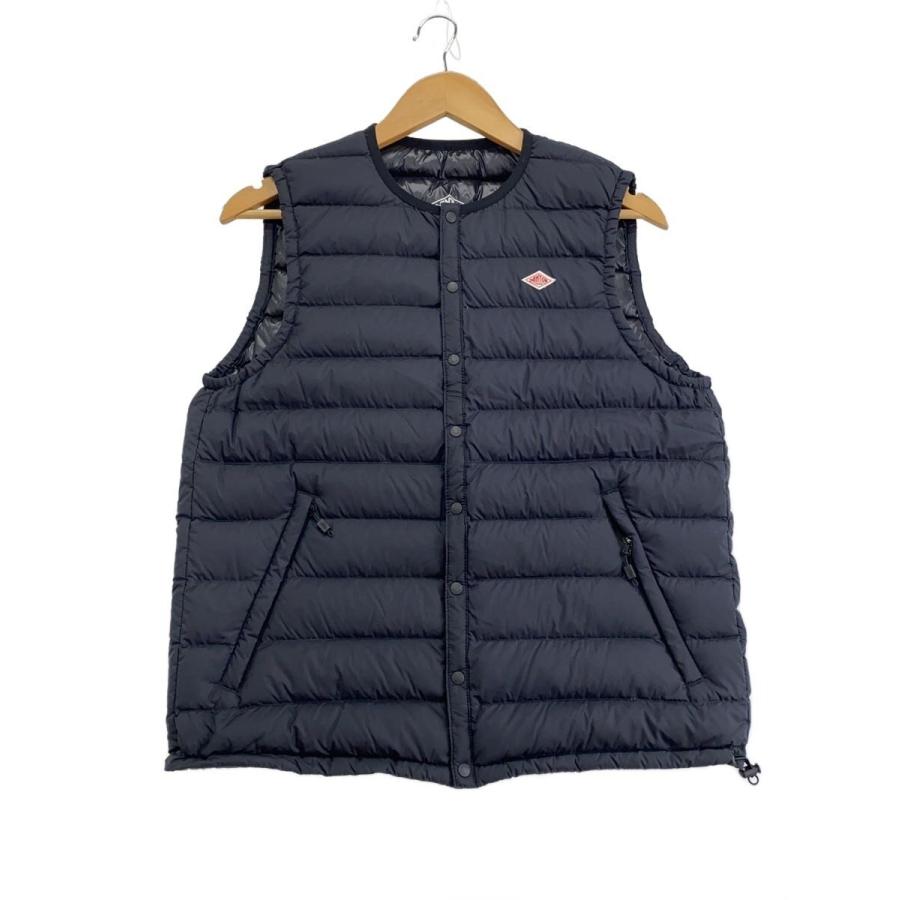 DANTON◇ダウンベスト/S/ナイロン/BLK/無地/DT-A0026 : セカンド