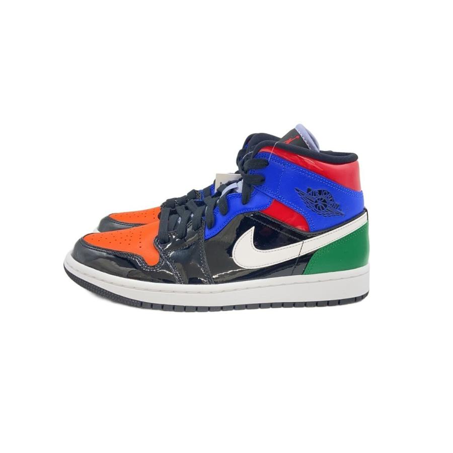 NIKE◇AIR JORDAN 1 MID SE_エアジョーダン ミッド SE/26cm/BLU 