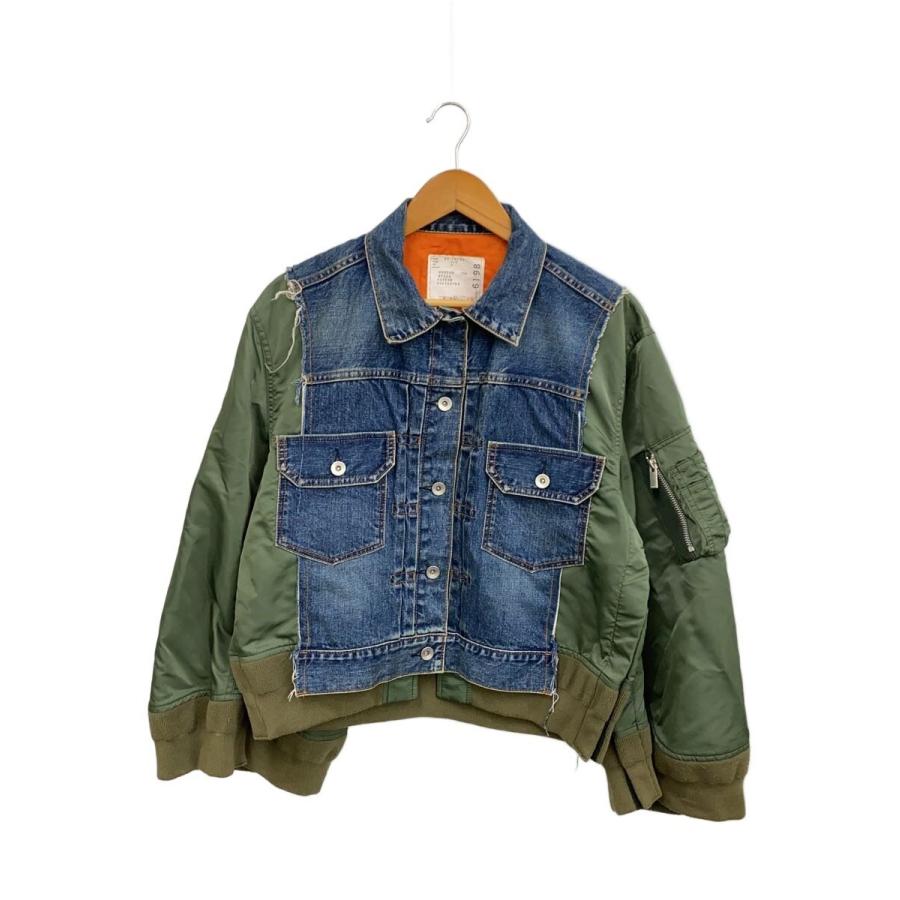 sacai◇ジャケット/3/コットン/IDG/22-06198 : セカンドストリート