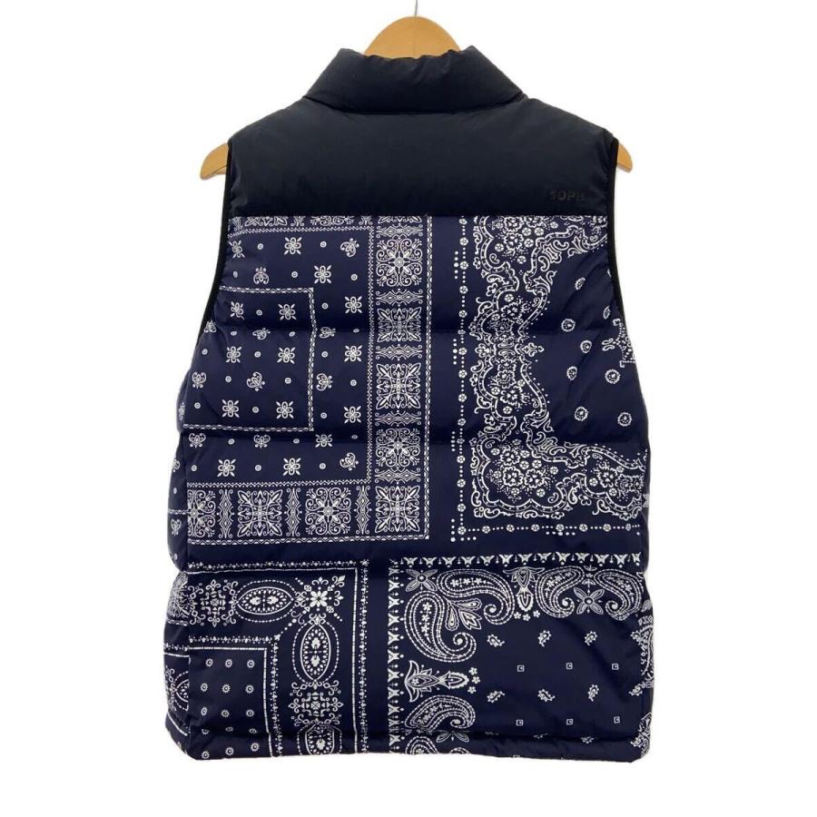 F.C.R.B.(F.C.Real Bristol)◇Bristol/DOWN VEST/M/ナイロン/NVY/総柄 