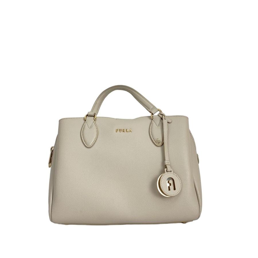 FURLA◇ショルダーバッグ/--/BEG/無地/WB00391 : セカンドストリート