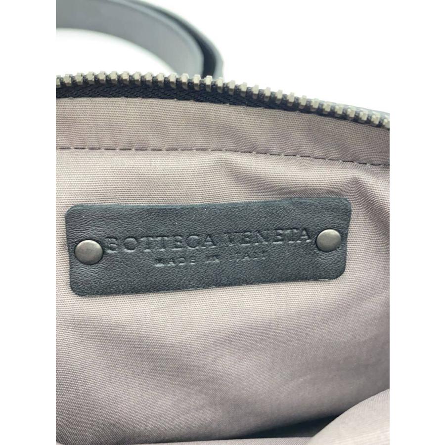 BOTTEGA VENETA◆ショルダーバッグ/レザー/BLK/無地/ｂ07274024aの画像