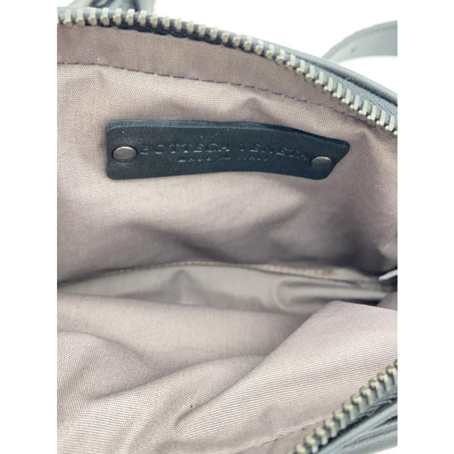 BOTTEGA VENETA◆ショルダーバッグ/レザー/BLK/無地/ｂ07274024aの画像