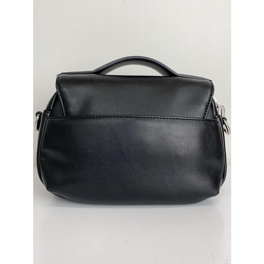 DIESEL◆ショルダーバッグ/レザー/BLK/P6727