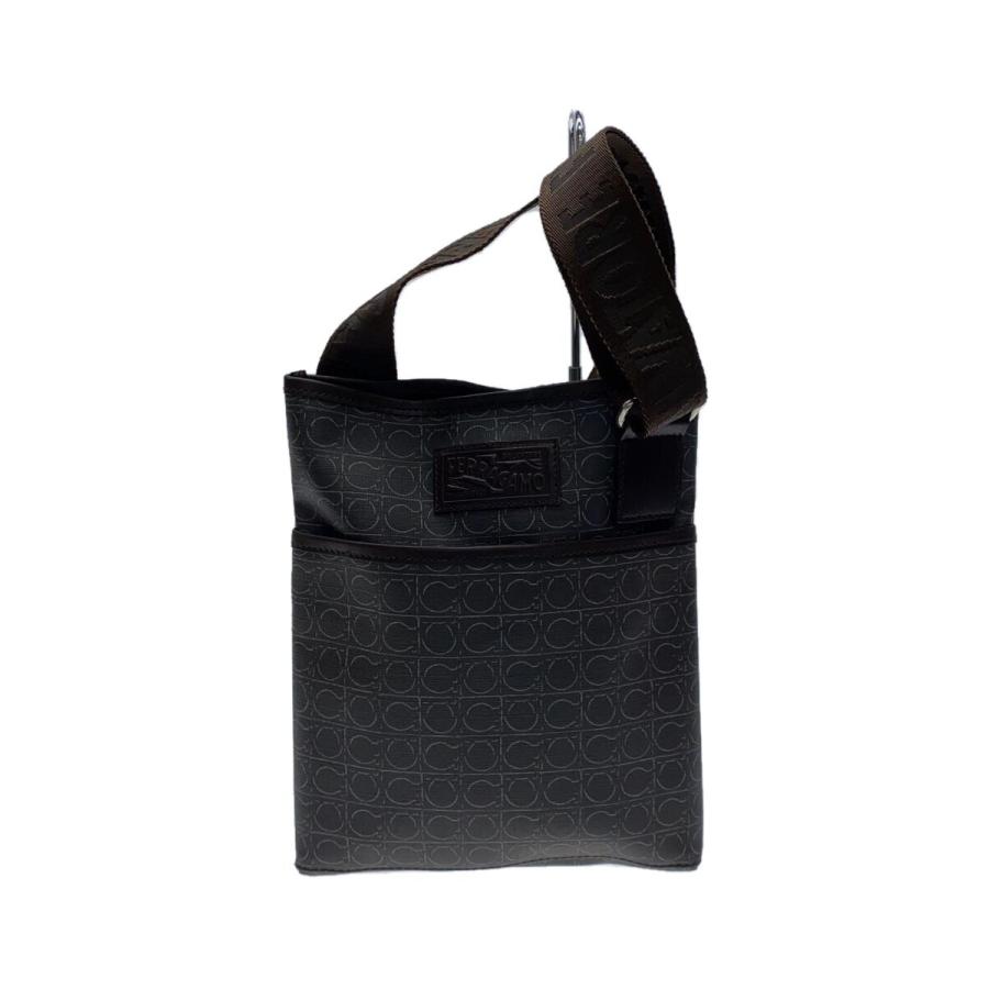 Salvatore Ferragamo◇ショルダーバッグ/PVC/BRW/総柄 : セカンド  