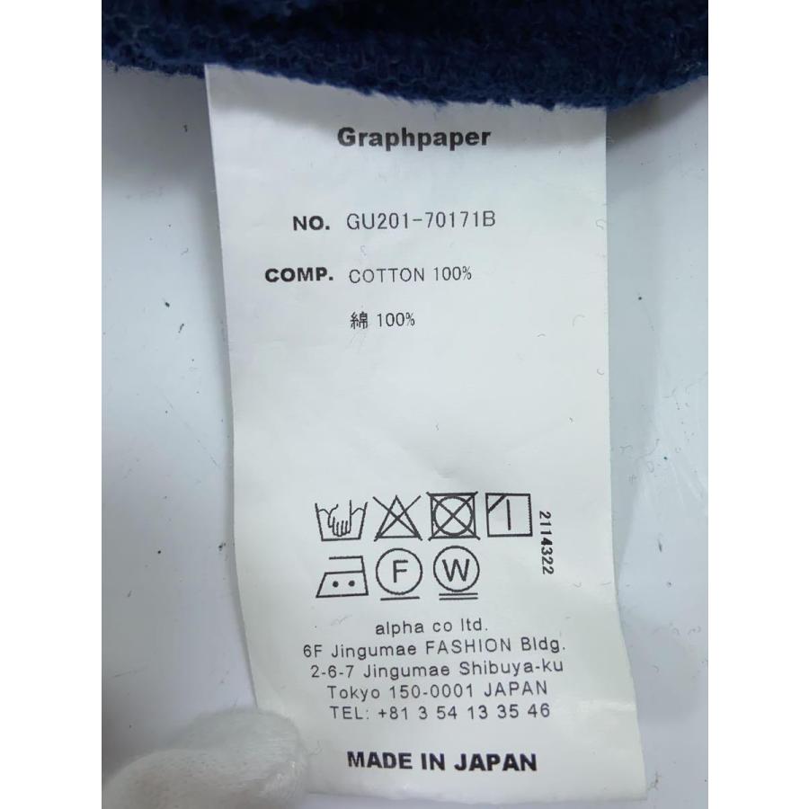 Graphpaper◆パーカー/2/NVY/GU201-70171B/ハーフジップ/ネイビー/ラグラン/LOOPWHEELER｜ssol-shopping｜04