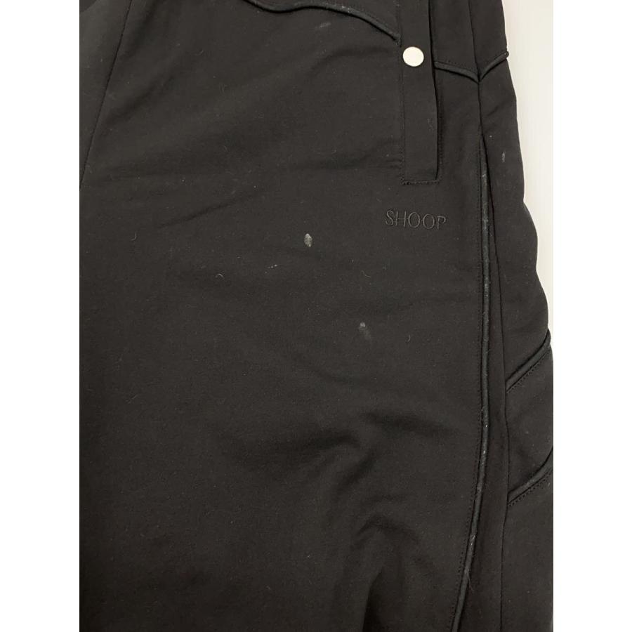 SHOOP◇スラックスパンツ/S/ポリエステル/BLK/shss24014