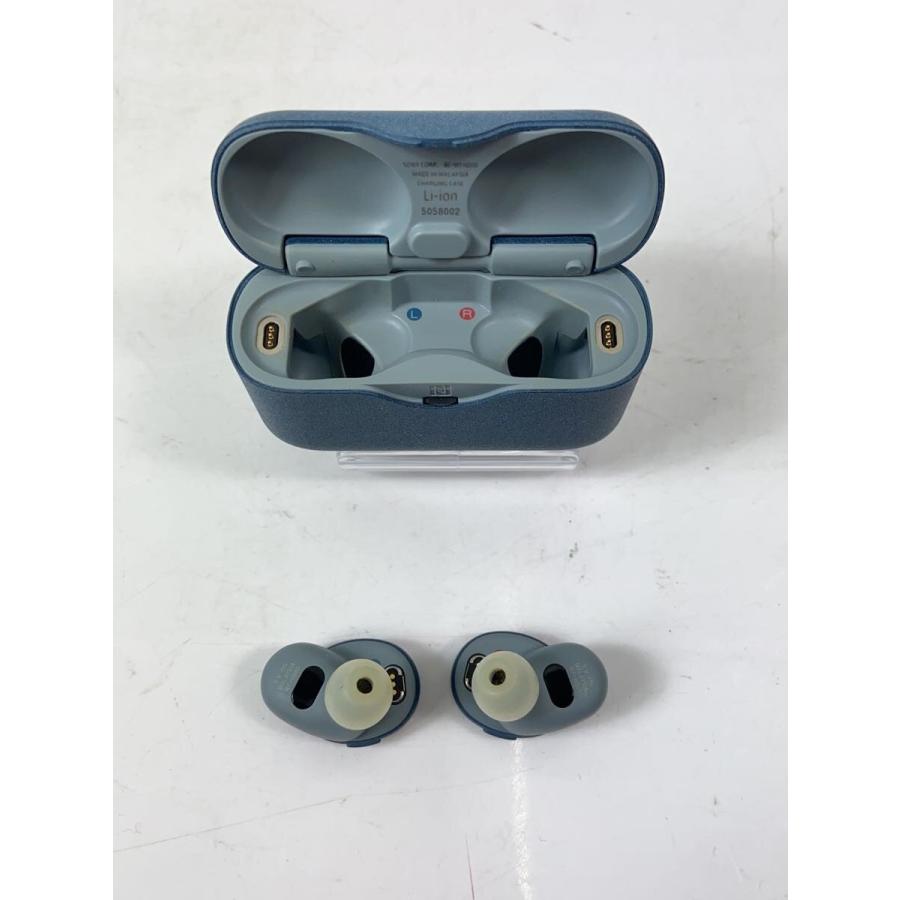 SONY◇イヤホン・ヘッドホン WF-H800(L) BLU 使用感有 Blutooth