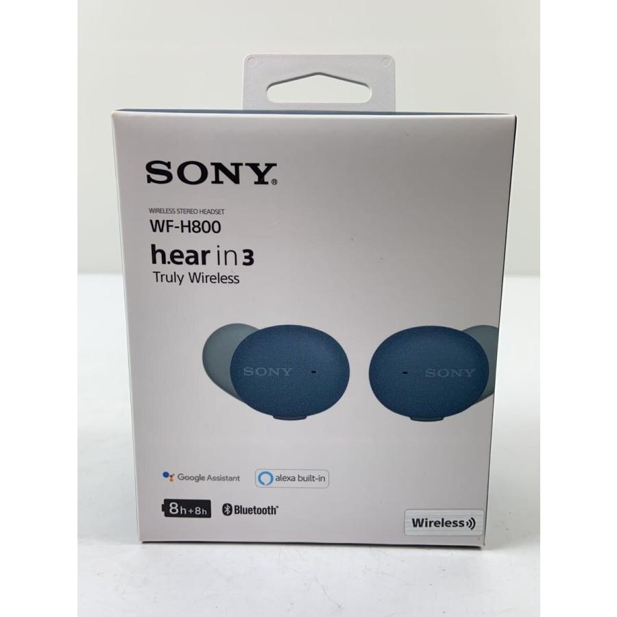 SONY◇イヤホン・ヘッドホン WF-H800(L) BLU 使用感有 Blutooth