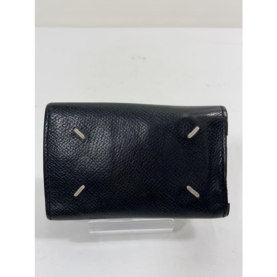 Maison Margiela◆4ステッチ/6連/キーケース/レザー/BLK/無地/メンズ/S55UA0026//_1