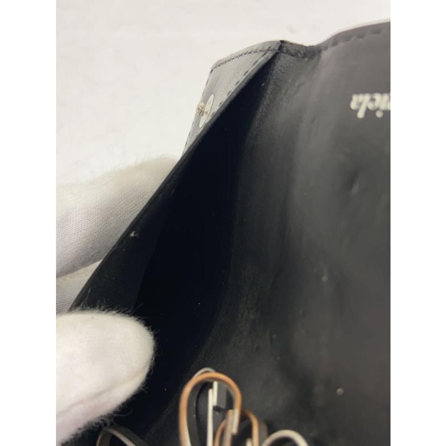 Maison Margiela◆4ステッチ/6連/キーケース/レザー/BLK/無地/メンズ/S55UA0026//_5