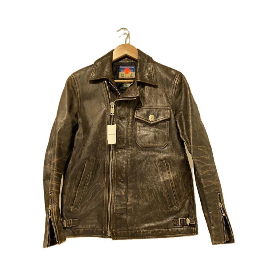 Blackmeans◇labrat/レザージャケット/2/レザー/BRW/945-65tj72-1