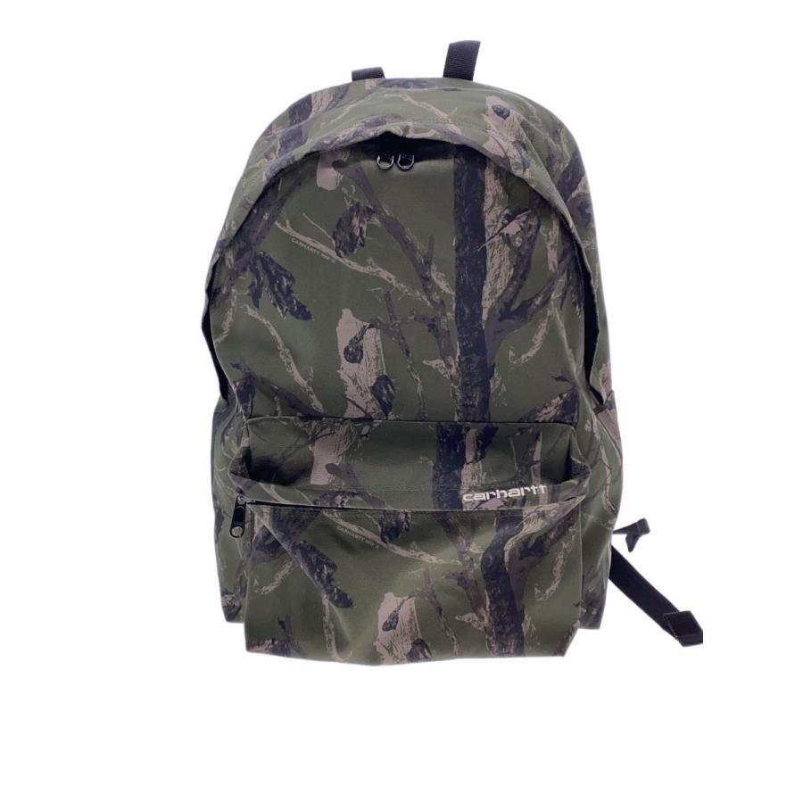 Carhartt 迷彩バックパック Carhartt◇リュック/ポリエステル/GRN/カモフラ : セカンドストリート