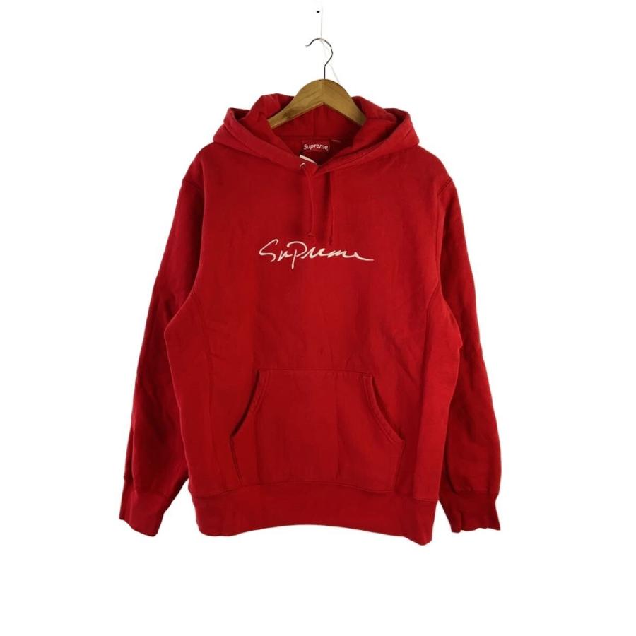 Supreme◇パーカー/L/コットン/RED : セカンドストリートYahoo!店