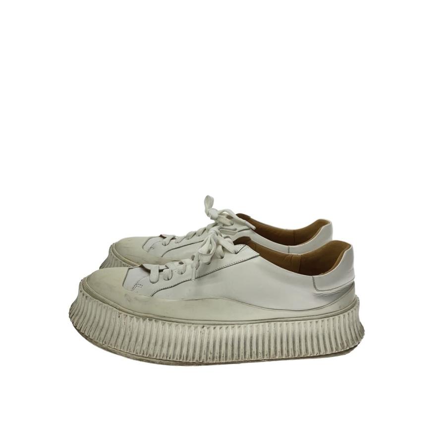 【新品完売品】JIL SANDER ローカット チャンキー スニーカー ☆JIL SANDER☆レザーチャンキー スニーカーJ15WS0002 P4833 100 (Jil
