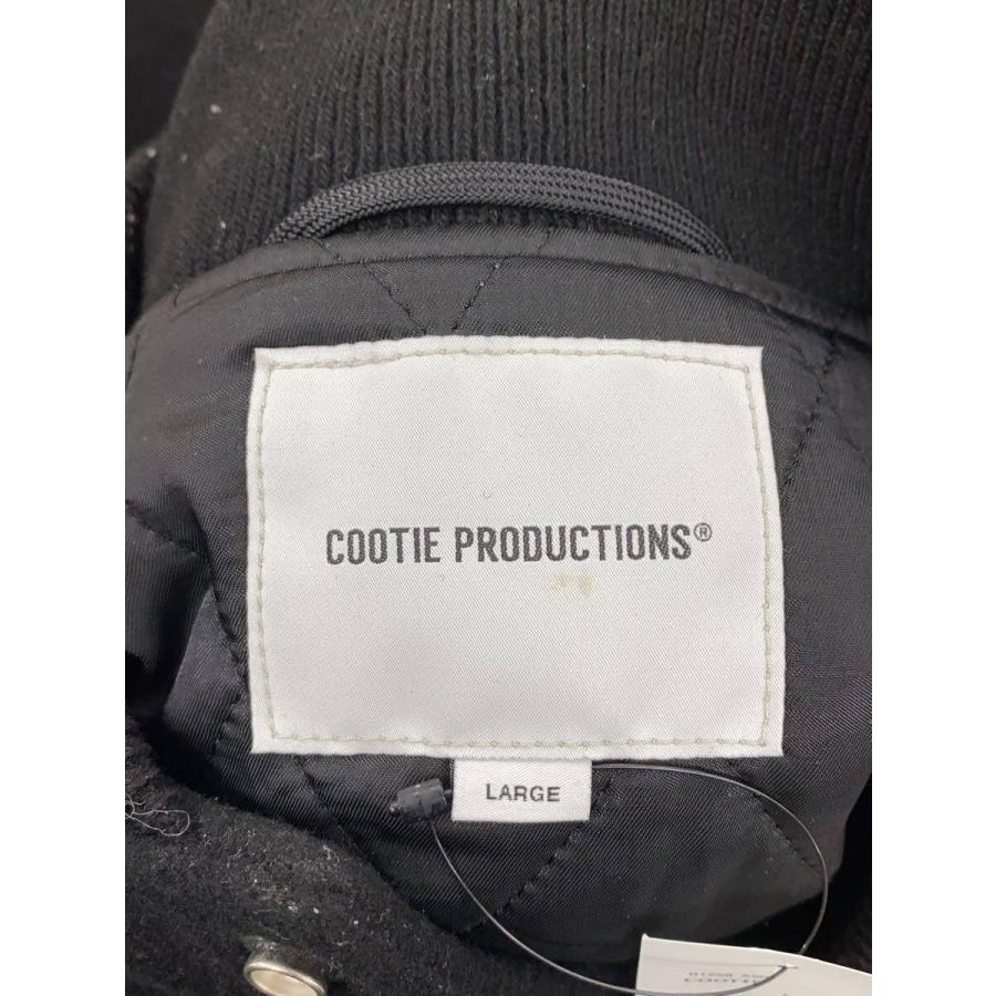 COOTIE◇Wool Mossa Stadium Jacket/L/ウール/BLK COOTIE 【Wool Mossa 