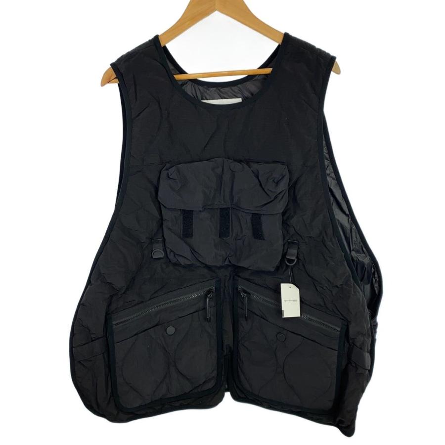 WHITE MOUNTAINEERING◇キルティングベスト/3/--/BLK// : セカンド