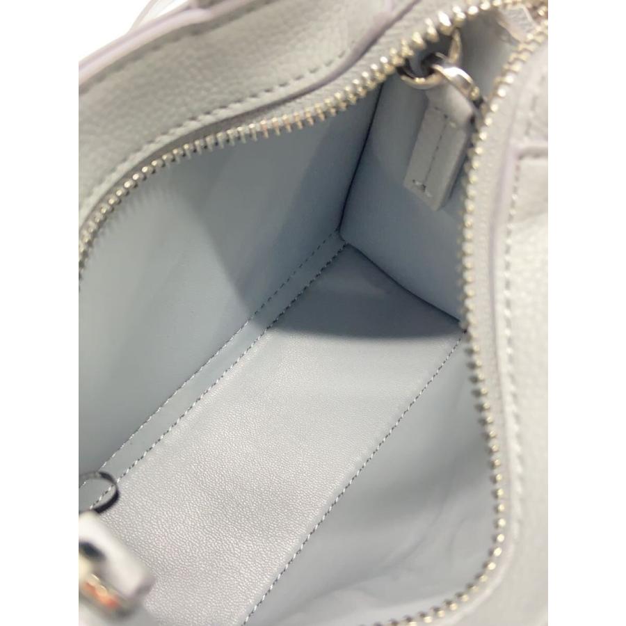 DKNY(DONNA KARAN NEW YORK)◇ショルダーバッグ/レザー/BLU/無地