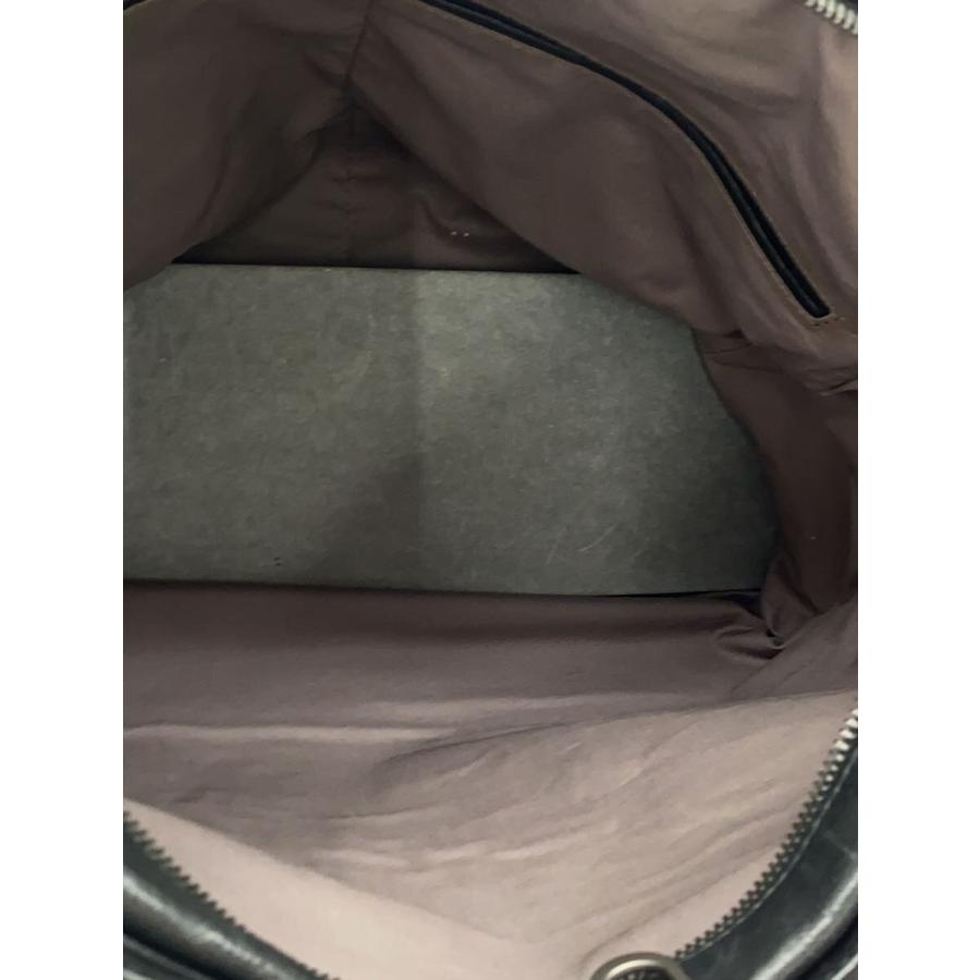 ボッテガヴェネタ　イントレチャート大容量レザーボストンバッグ BOTTEGA VENETA◇イントレチャート/ボストンバッグ/レザー/BLK/274546